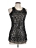 Verty 100% Polyester Silver Sleeveless Blouse Size L - photo 1