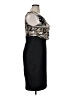 Connected Apparel 100% Polyester Graphic Black Cocktail Dress Size 14 - photo 4