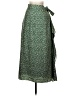 Solei Polka Dots Green Casual Skirt Size 0 - photo 1