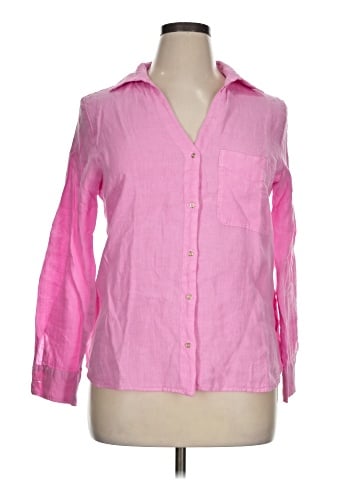 Zara Long Sleeve Button-Down Shirt (view 1)