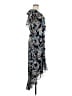 Chico's 100% Polyester Paisley Blue Casual Dress Size Med (1) - photo 4