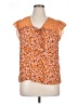 DR2 100% Rayon Orange Sleeveless Blouse Size XL - photo 1