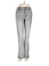 Simply Vera Vera Wang Chevron-herringbone Gray Jeans Size 6 - photo 1