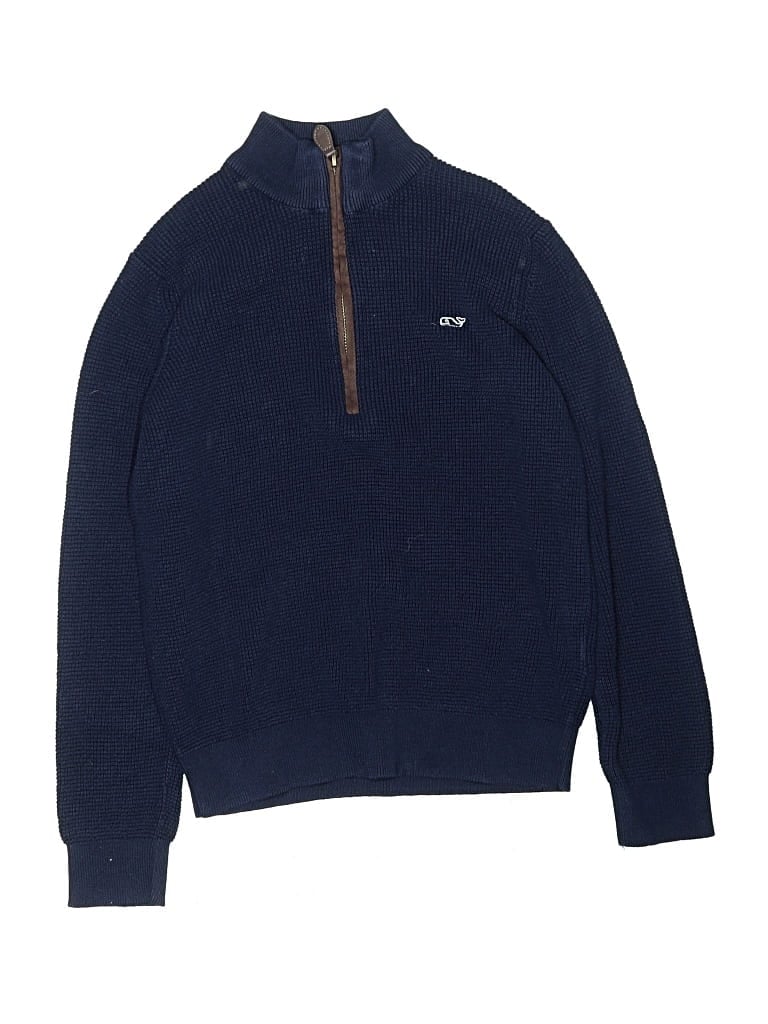 Pre-owned Vineyard Vines Kids' Pullover Sweater In Blue