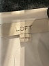 Ann Taylor LOFT 100% Polyester Ivory Sleeveless Blouse Size XXS - photo 7