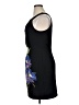 Connected Apparel Graphic Black Cocktail Dress Size 14 - photo 5