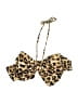 Unbranded Animal Print Gold Tan Swimsuit Top Size 4 - photo 1