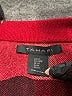 Tahari Plaid Red Cardigan Size M - photo 7