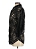 Catherine Malandrino Damask Graphic Jacquard Paisley Black Long Sleeve Blouse Size 6 - photo 5