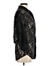 Catherine Malandrino Damask Graphic Jacquard Paisley Black Long Sleeve Blouse Size 6 - photo 4