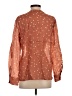 Persifor Stars Brown Long Sleeve Blouse Size S (estimated) - photo 2