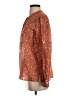 Persifor Stars Brown Long Sleeve Blouse Size S (estimated) - photo 5