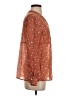 Persifor Stars Brown Long Sleeve Blouse Size S (estimated) - photo 4