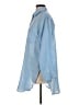 Gap Solid Blue Long Sleeve Button-Down Shirt Size XS - photo 5