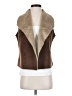 Relativity 100% Polyester Brown Faux Fur Vest Size S (petite) - photo 1