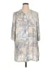 Ruby Rd. 100% Polyester Paisley Blue 3/4 Sleeve Blouse Size 14 - photo 1