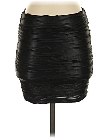 Wet Seal Faux Leather Skirt (view 1)