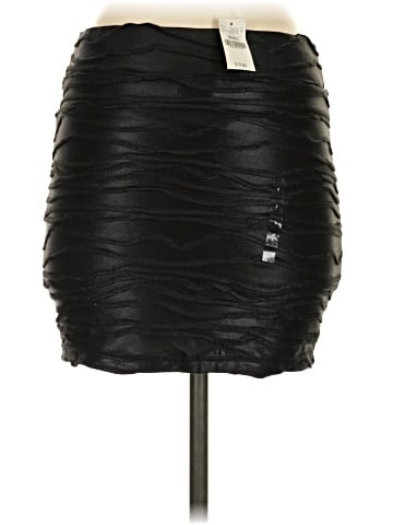 Wet Seal Faux Leather Skirt (view 2)