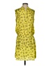 Unbranded 100% Polyester Yellow Casual Dress Size S (estimated) - photo 1