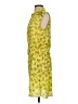 Unbranded 100% Polyester Yellow Casual Dress Size S (estimated) - photo 5