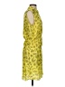 Unbranded 100% Polyester Yellow Casual Dress Size S (estimated) - photo 4