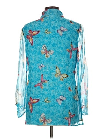 Chadwicks Long Sleeve Silk Top (view 2)