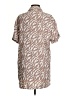 Amadi 100% Cotton Animal Print Brown Short Sleeve Blouse Size S (petite) - photo 2