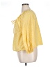 Universal Thread 100% Cotton Yellow 3/4 Sleeve Blouse Size XL - photo 5
