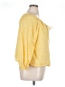 Universal Thread 100% Cotton Yellow 3/4 Sleeve Blouse Size XL - photo 4