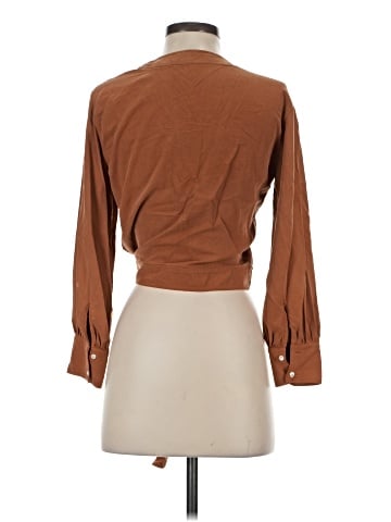 Everlane 3/4 Sleeve Silk Top (view 2)