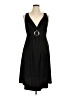 Avenue Solid Black Cocktail Dress Size 14 Plus - photo 1
