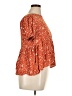 Shein Curve Orange Short Sleeve Blouse Size 16 Plus (2) - photo 4