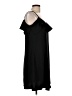 Zara Basic Solid Black Casual Dress Size L - photo 4