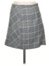 H&M Plaid Gray Casual Skirt Size 4 - photo 1