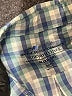 Vineyard Vines Checkered-gingham Blue Long Sleeve Button-Down Shirt Size M (12-14) - photo 3