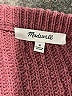 Madewell 100% Cotton Burgundy Pullover Sweater Size M - photo 7