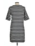 Gap Stripes Gray Casual Dress Size L (tall) - photo 2