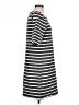 Gap Stripes Gray Casual Dress Size L (tall) - photo 4