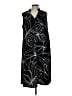 Chico's 100% Polyester Graphic Black Cocktail Dress Size Lg (2.5) - photo 1