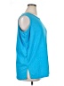 Basic Editions Blue Sleeveless T-Shirt Size 1X - photo 4