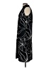 Chico's 100% Polyester Graphic Black Cocktail Dress Size Lg (2.5) - photo 5
