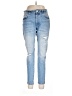 Zara Solid Blue Jeans Size 36 waist - photo 1