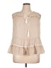 Tommy Hilfiger 100% Polyester Tan Sleeveless Blouse Size XL - photo 1