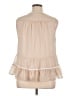 Tommy Hilfiger 100% Polyester Tan Sleeveless Blouse Size XL - photo 2