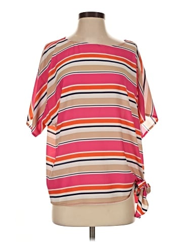 MICHAEL Michael Kors Short Sleeve Blouse (view 1)
