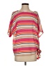 MICHAEL Michael Kors Pink Short Sleeve Blouse Size S - photo 1