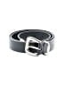 ALLSAINTS Gray Black Leather Belt Size S - photo 1