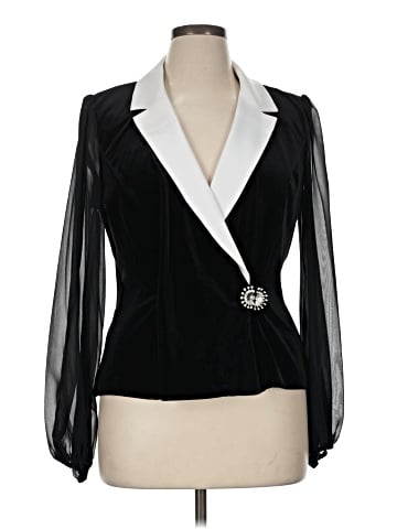 Alex Evenings Long Sleeve Blouse (view 1)
