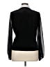 Alex Evenings Black Long Sleeve Blouse Size XL - photo 2