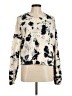 Le Lis Print Ivory Pullover Sweater Size M - photo 1